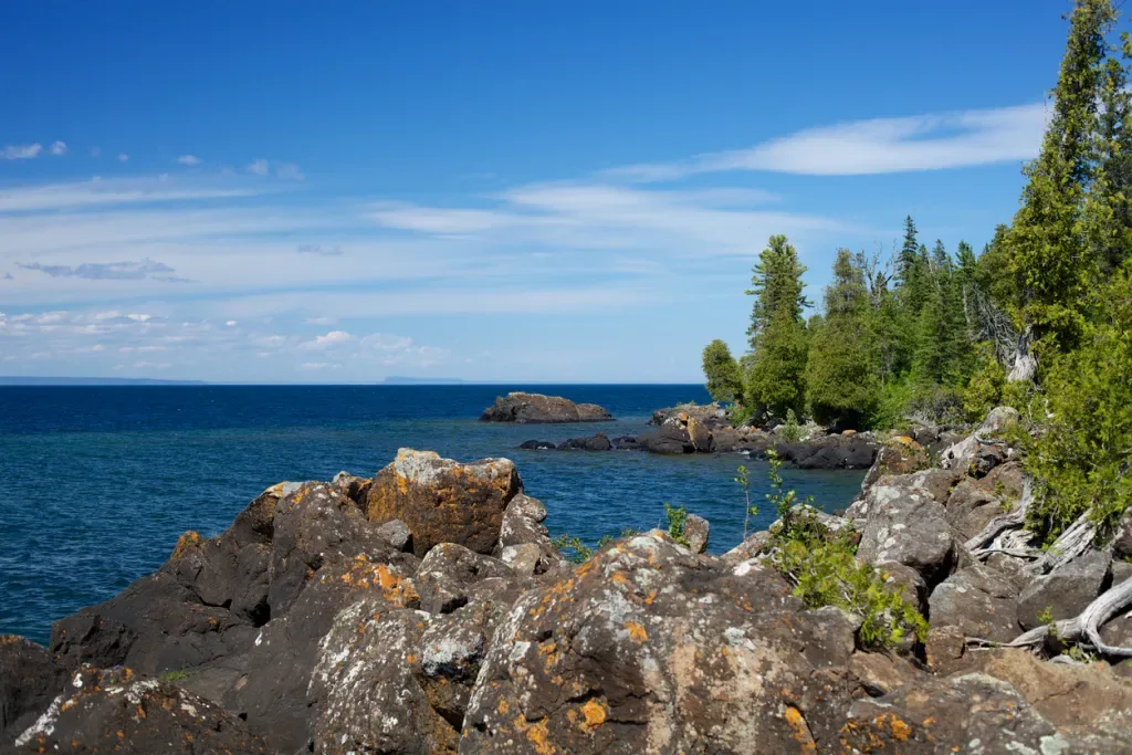 Isle Royale Cove in the national park