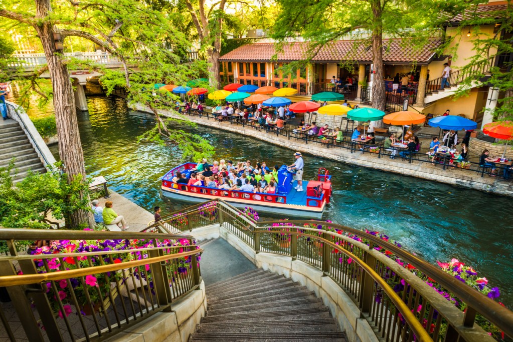 The Riverwalk in San Antonio is a great place to explore while checking out China Grove