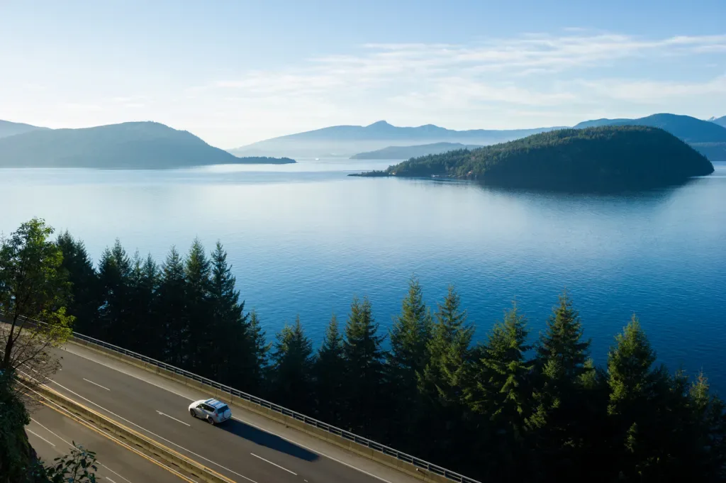 Exploring the Sea to Sky Highway and Pacific Ocean in British Columbia